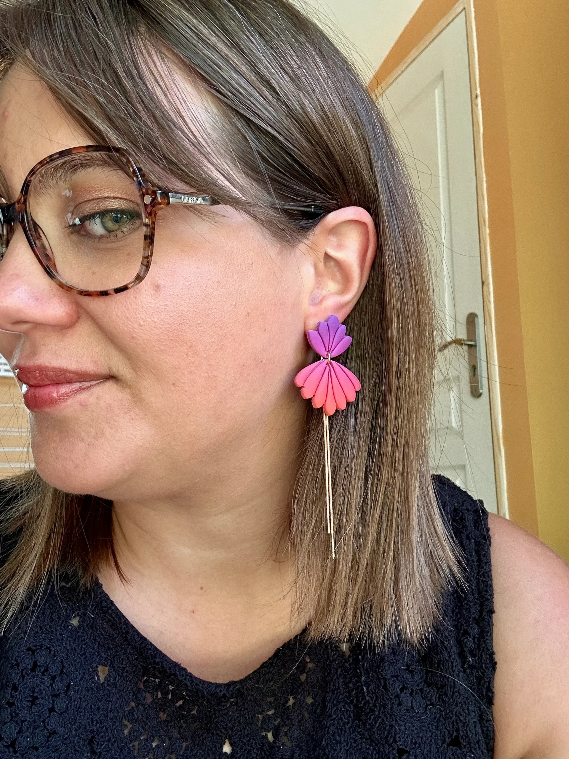 Boucles d'oreilles coucher de soleil