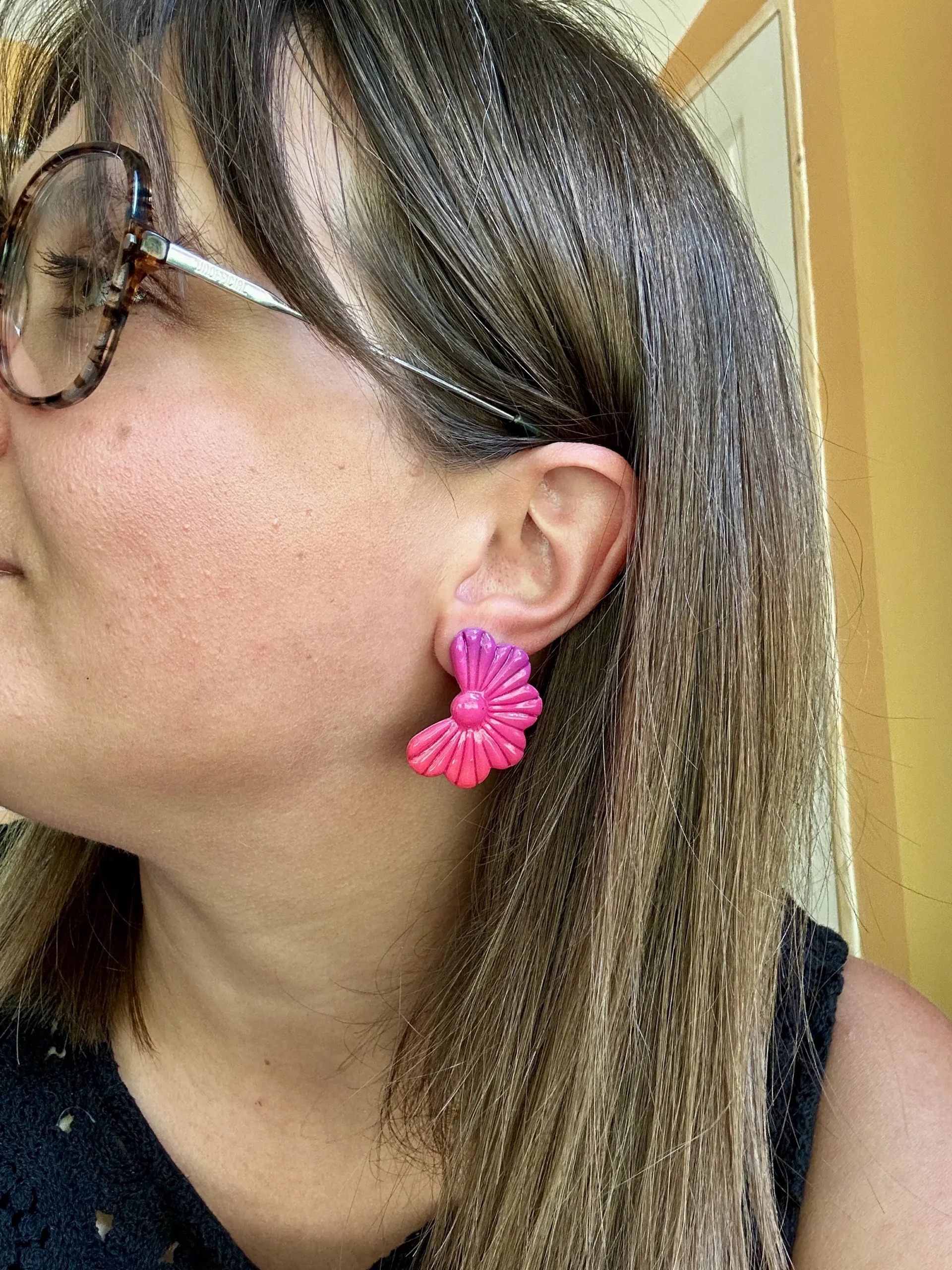 Boucles d'oreilles colorées