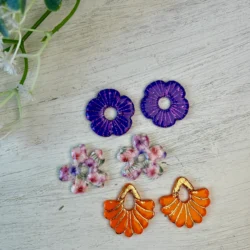 Box pampilles violettes oranges