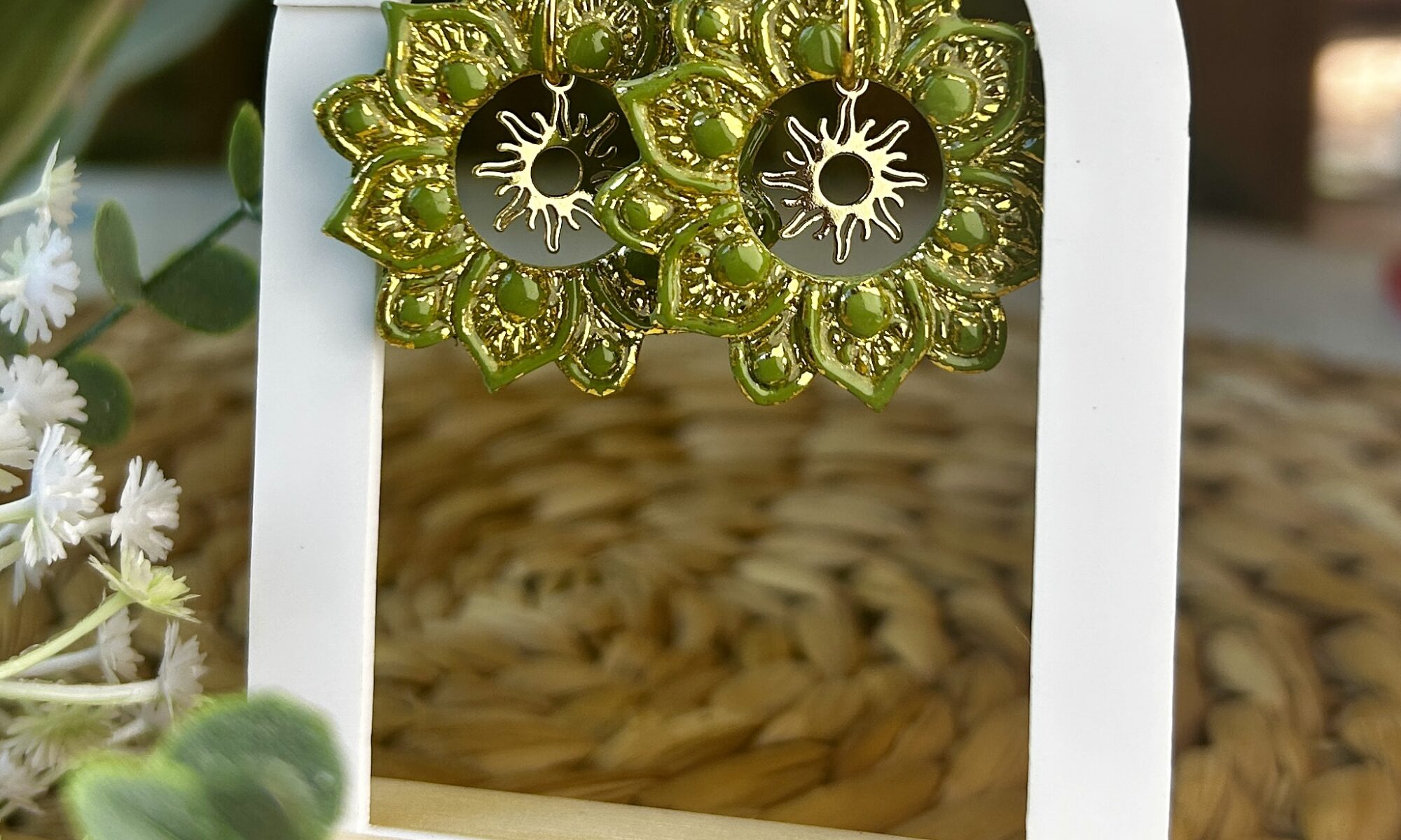 Bijoux vert lumineux