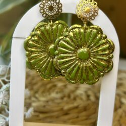 bijoux bohème vert