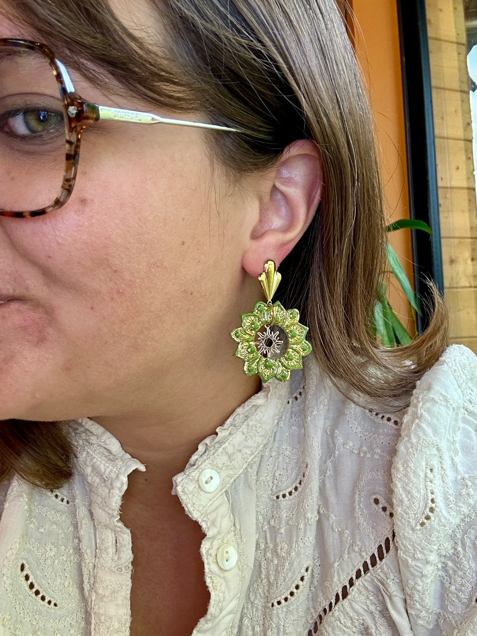 Bijoux vert lumineux