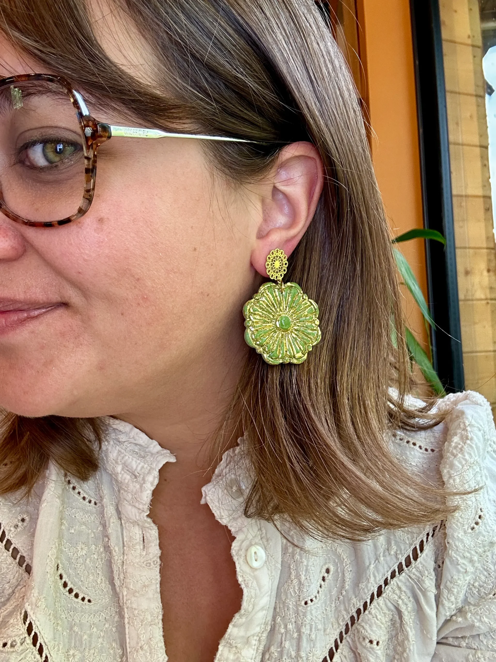 bijoux bohème vert